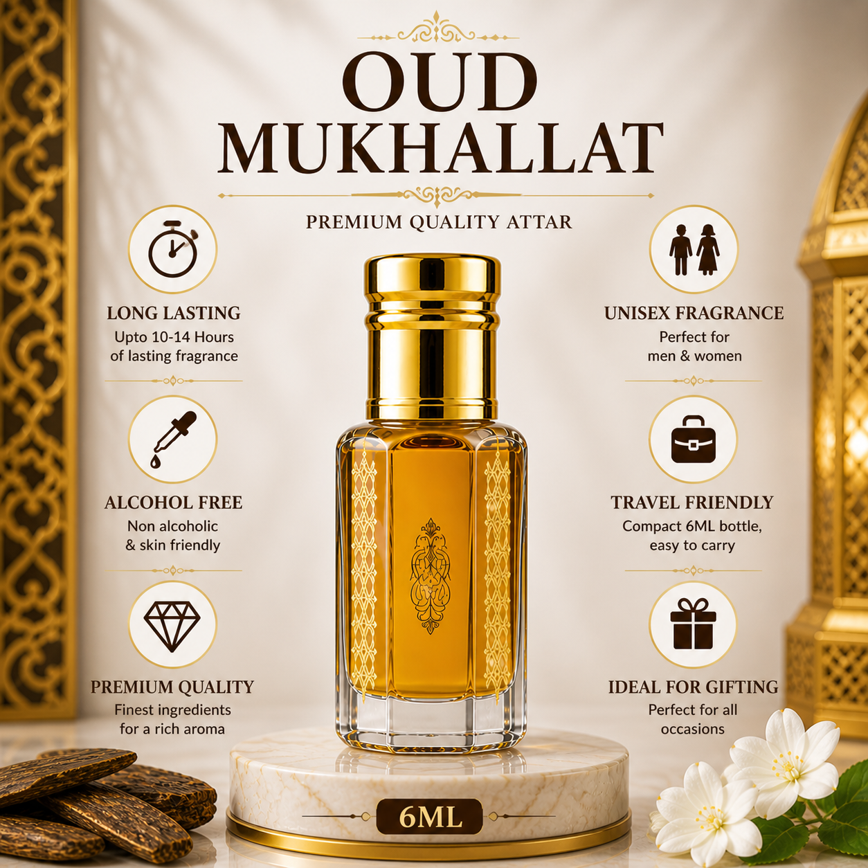 Texture close-up or alternate angle of Oud Mukhallat