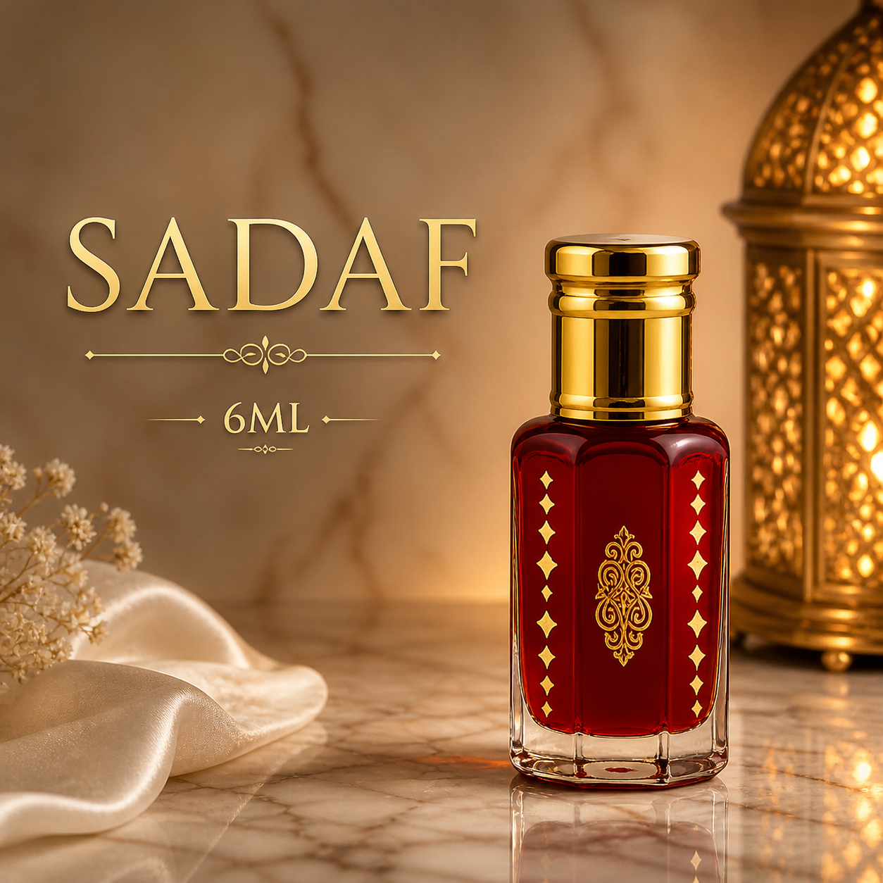 Sadaf Attar 6ML | Long Lasting Alcohol Free Perfume Oil