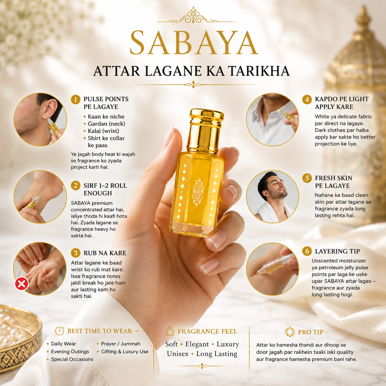 Texture close-up or alternate angle of SABAYA ATTAR